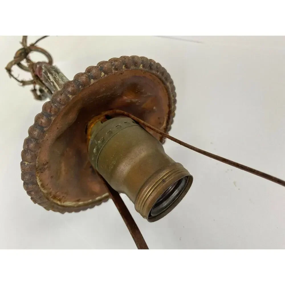 Vintage Light Fixture for Restoration or Parts ~ Cast Iron?